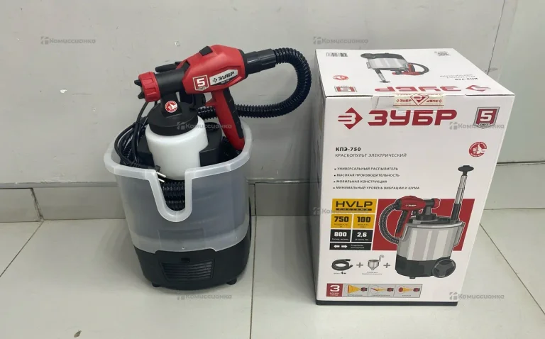 Краскопульт электрический зубр кпе 750