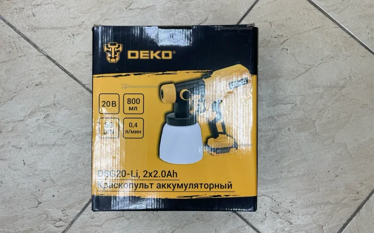 Аккумуляторный Краскопульт Deko DSG20