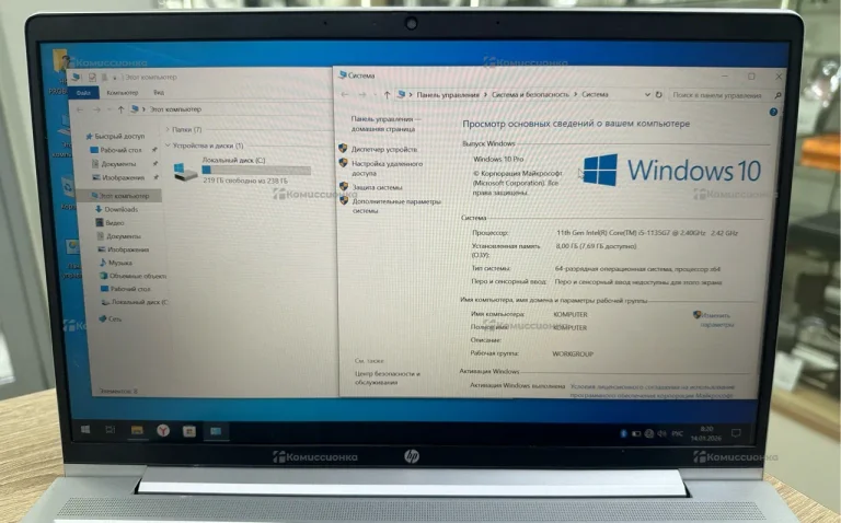 Ноутбук  hp probook i5-1135
