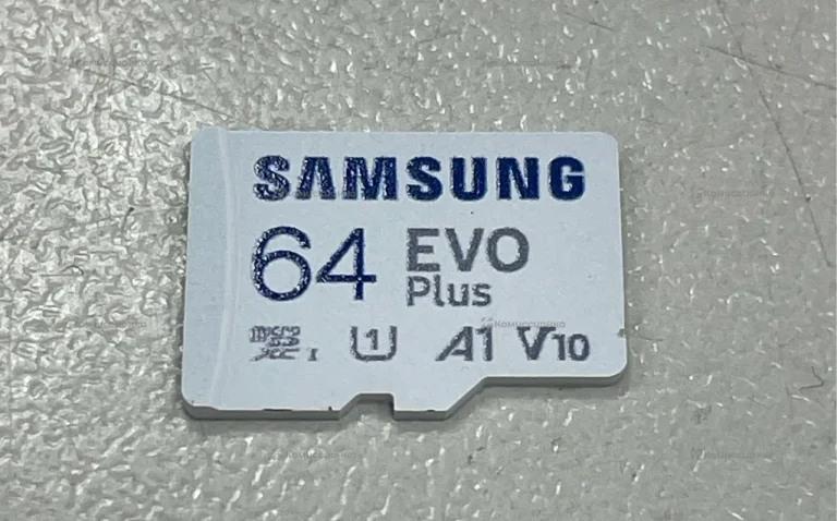Карта памяти Samsung EVO Plus microSDXC 64 ГБ