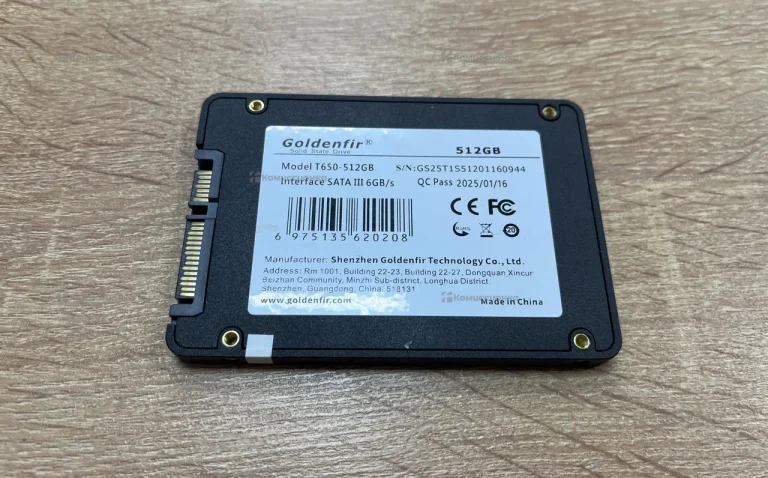 Ssd диск Goldenfir 512gb