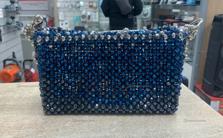 Сумка синяя большая