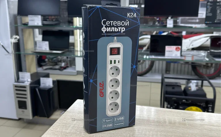 Сетевой фильтр gfuzf k24 4 розетки