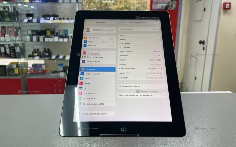 Планшет Apple iPad 4 16Gb Wi-Fi + 3G