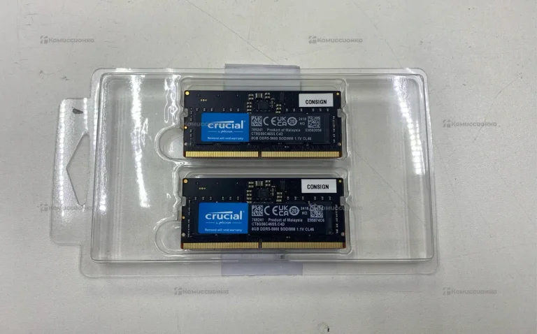 Оперативка Crucial DDR5 Sodimm 16(2x8) ГБ