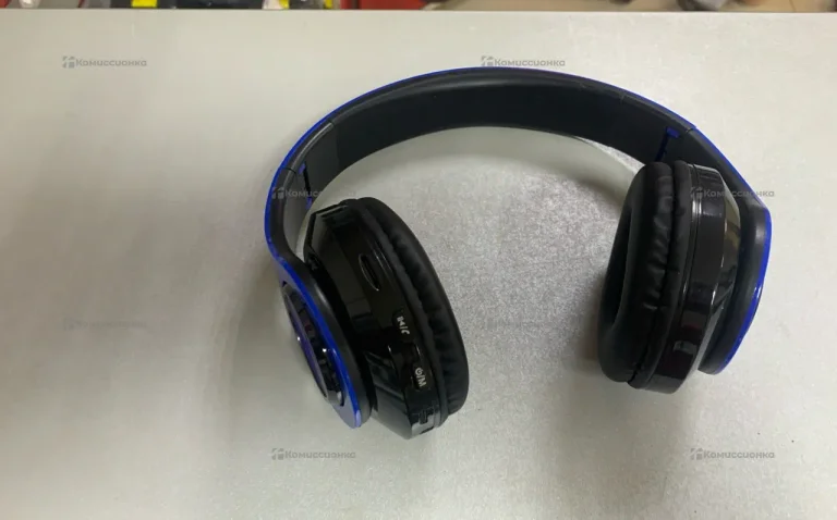 Наушники  синие