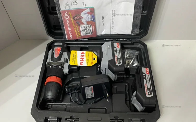Аккумуляторная дрель-шуруповерт ДА-13/18В 50