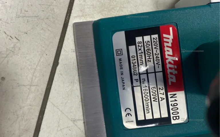 рубанок сетевой makita n1900b