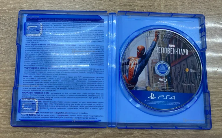 Sony диск PS4 человек паук