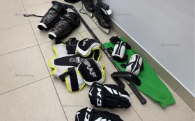 Купить Хоккейная на форма размер М, клюшка, коньки б/у , в Казань Цена:9900рублей