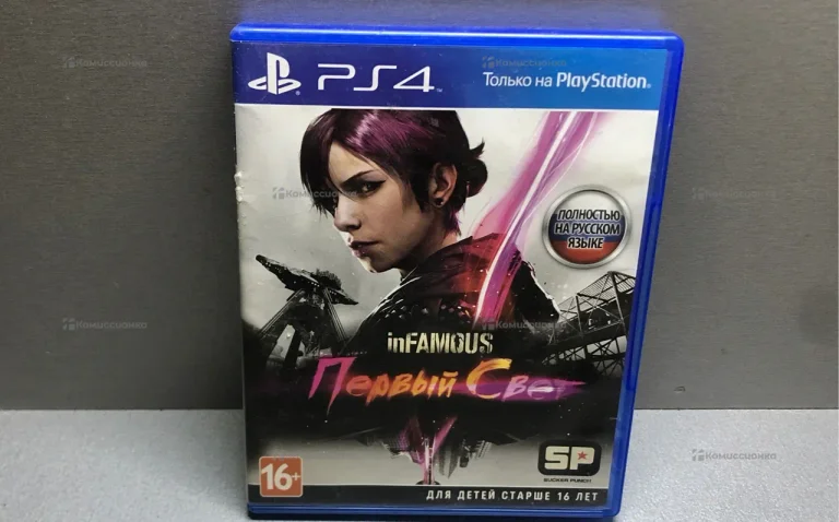PS4. Игра на Ps4 inFamous первый свет
