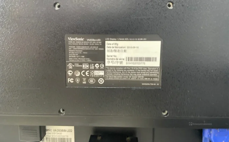 Монитор Viewsonic VA2038w-LED