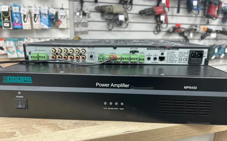 Усилитель  DSPPA MP6450 + Предусилитель Apart PIR7