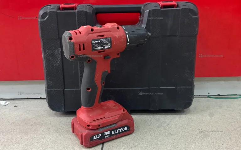 аккумуляторный шуруповерт elitech да 20-2СЛ