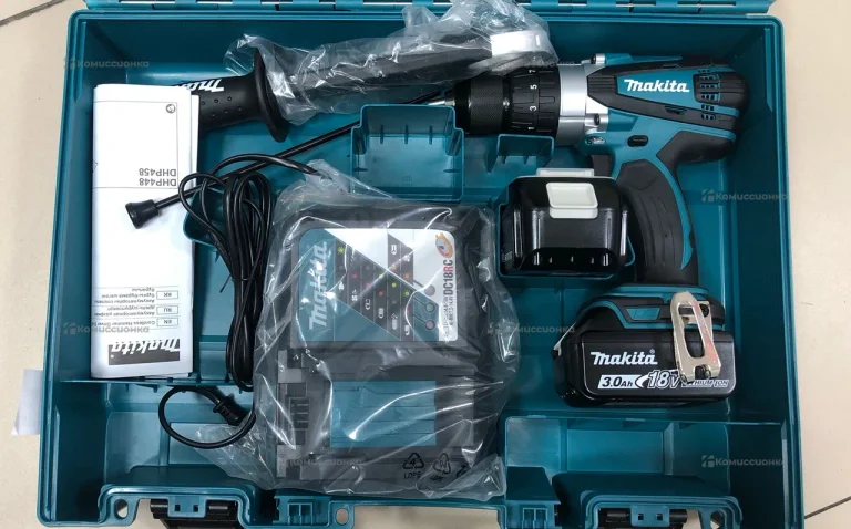 Дрель-шуруповерт makita DHP458RFE