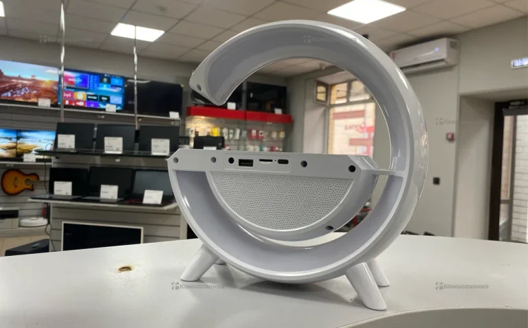 Смарт колонка с беспроводной зарядкой