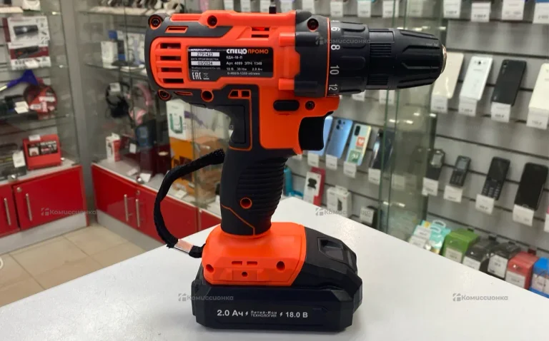 дрель аккумуляторная СПЕЦ ПРОМО БДА-18-П