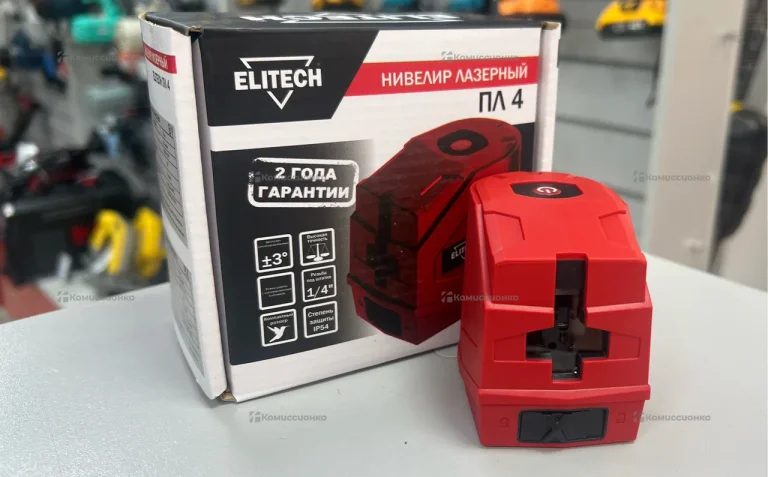 Лазерный уровень Elitech ПЛ4 Зел