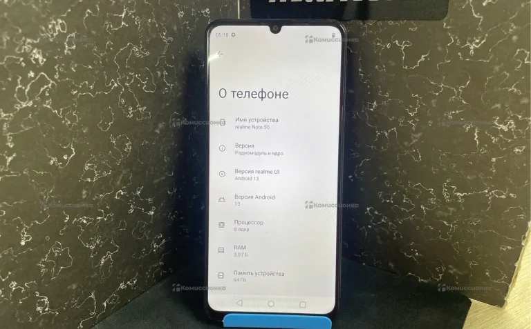 Realme note 50 4/64Гб