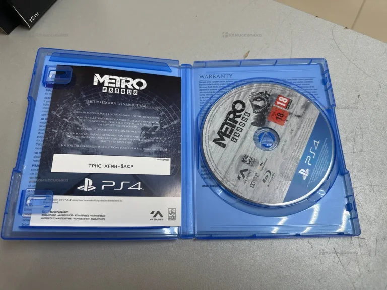 Диск PS4 Metro Exodus