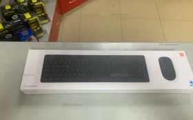 Купить Клавиатура и мышь Xiaomi Mi Wireless Keyboard and Mouse Combo ENG WXJS01YM Русские буквы (черный) б/у , в Кострома Цена:1690рублей