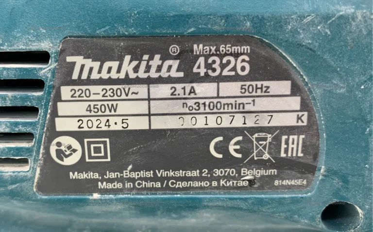 Электролобзик makita 4326