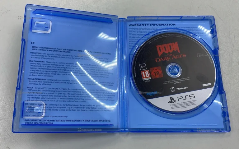 Sony диск для ps5 doom the dark ages