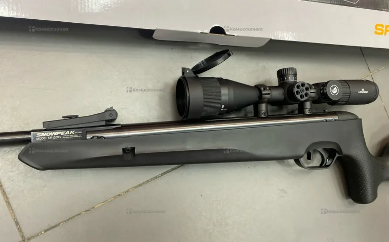 пневматический пистолетSnow peak sr gr 1200s с прицелом  3-12x42adac