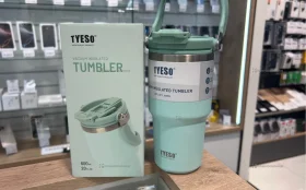 Купить Термос чашка Кофейная TYESO TS-01-01022-204 600ml зеленый б/у , в Тольятти Цена:990рублей