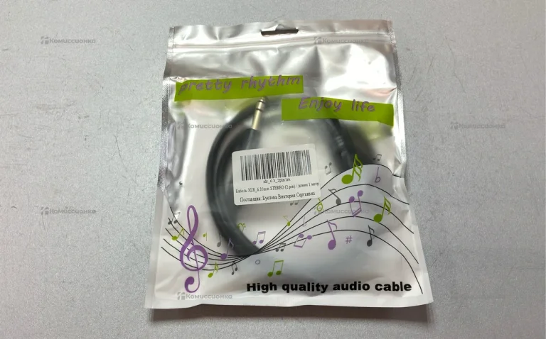 Кабель XLR-6,35mm 1m