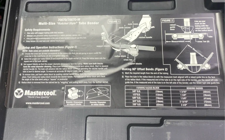 Трубогиб арбалетный Mastercool 70070/70070-M
