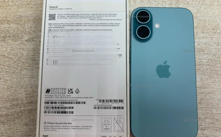 Apple iPhone 16 8/128 ГБ