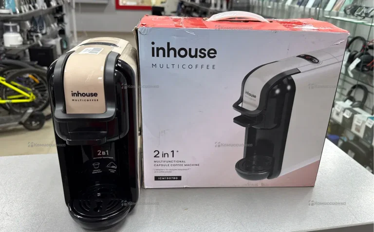 Кофемашина капсульная inhouse ICM1907BG