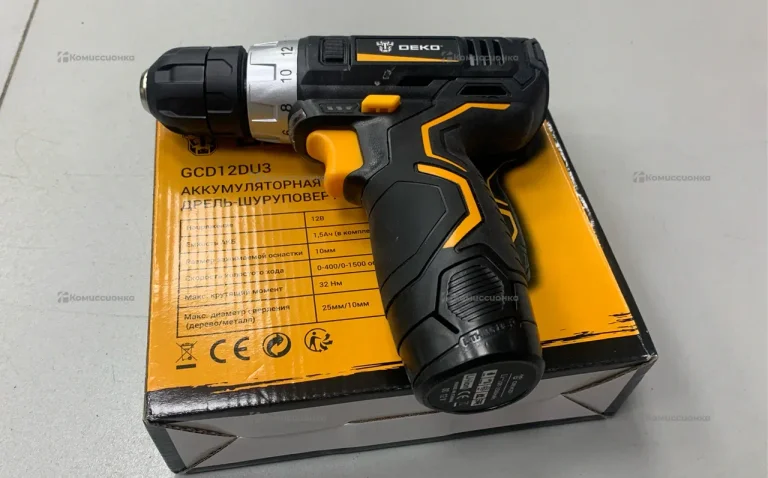 Дрель шуруповерт deko gcd12du3
