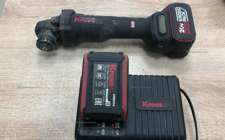 Аккумуляторная УШМ Kress KU801