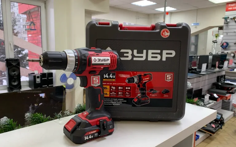 дрель шуруповерт зубр дшл-145