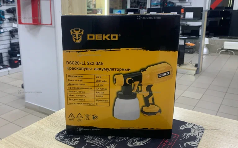 Аккумуляторный Краскопульт Deko DSG20