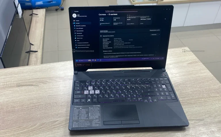 Ноутбук  ASUS Tuf gaming a15