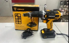 Купить Аккумуляторная дрель-шуруповерт Deko DKCD16FU-Li б/у , в Санкт-Петербург Цена:1590рублей