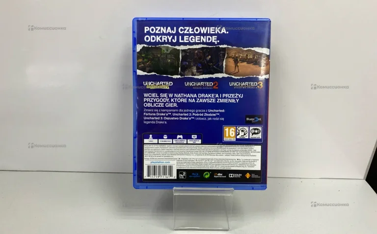 PS4 диск. Uncharted трилогия