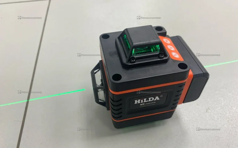 Лазерный уровень Hilda 4D+штатив