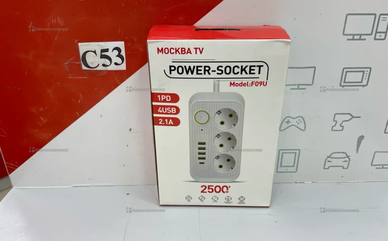 Сетевой фильтр Power socket 6 розеток