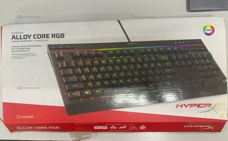 Клавиатура  hyperx alloy core rgb
