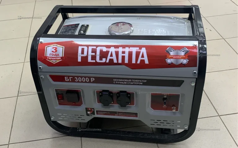 Бензогенератор РЕСАНТА бг 3000 р