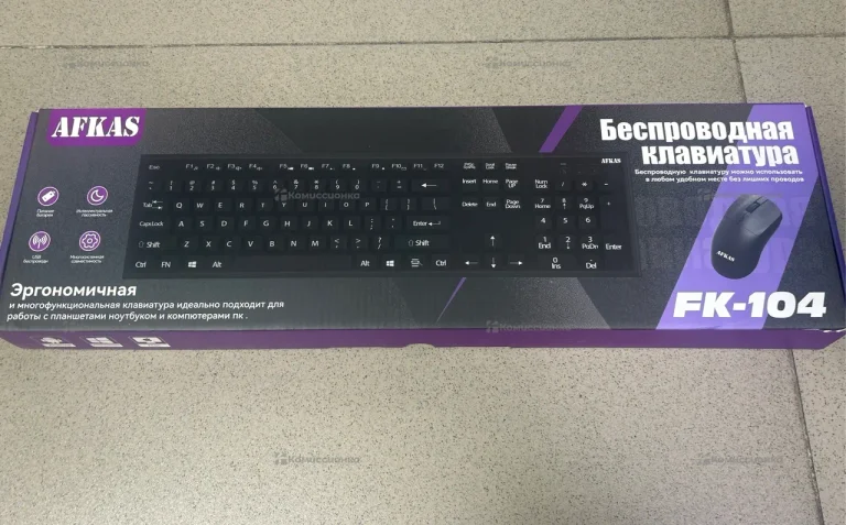 Беспроводной набор клавиатура + мышь afkas fk104