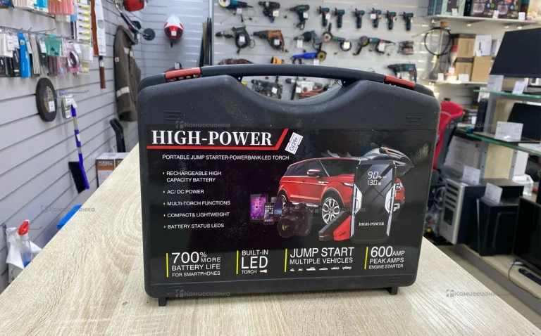 Пусковоеустройство для аккамуляторов High-Power и автокомпрессор