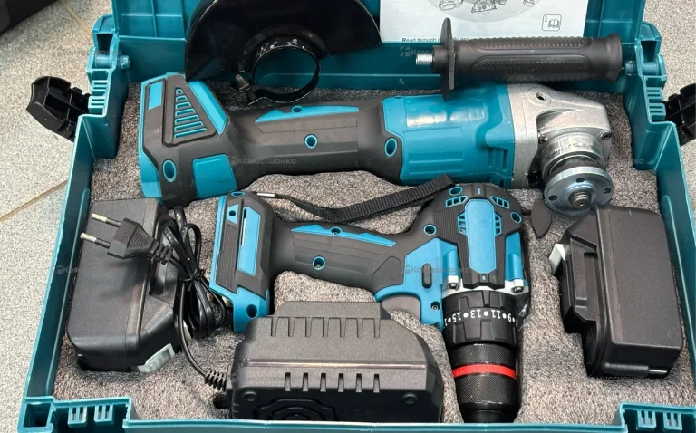 Набор 2в1 УШМ АКБ+Шуруповерт Makita