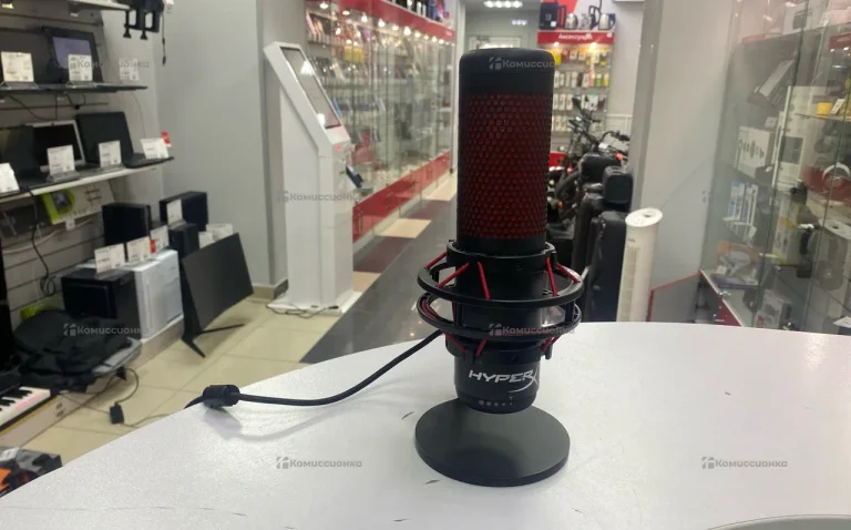 Микрофон для стрима HYPERX-Micqc-bk