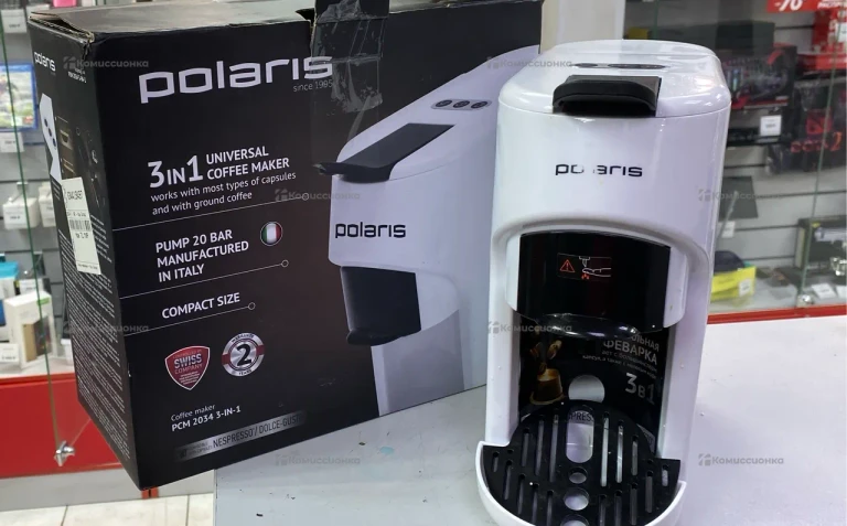 Кофеварка «Polaris PCM 2034» 3 в 1.