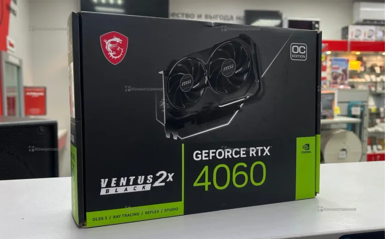 Видеокарта MSI GeForce RTX 4060 VENTUS 2X BLACK OC